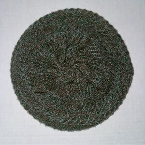 Portolano Kids Green Knit Beret